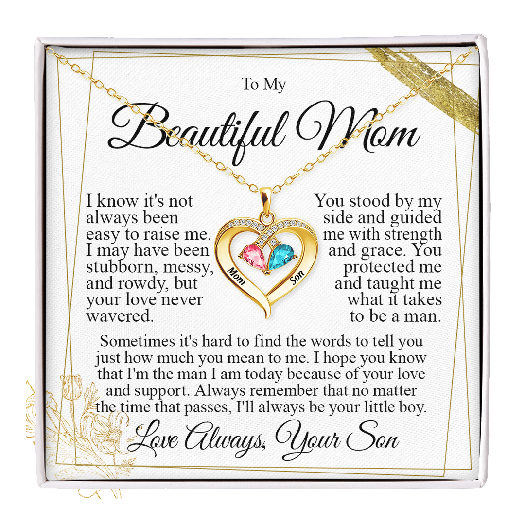 To my Mom - Family necklace