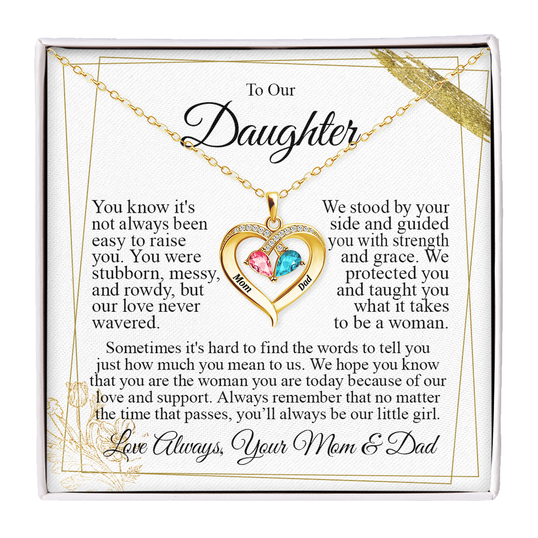 To my Daughter - Family necklace