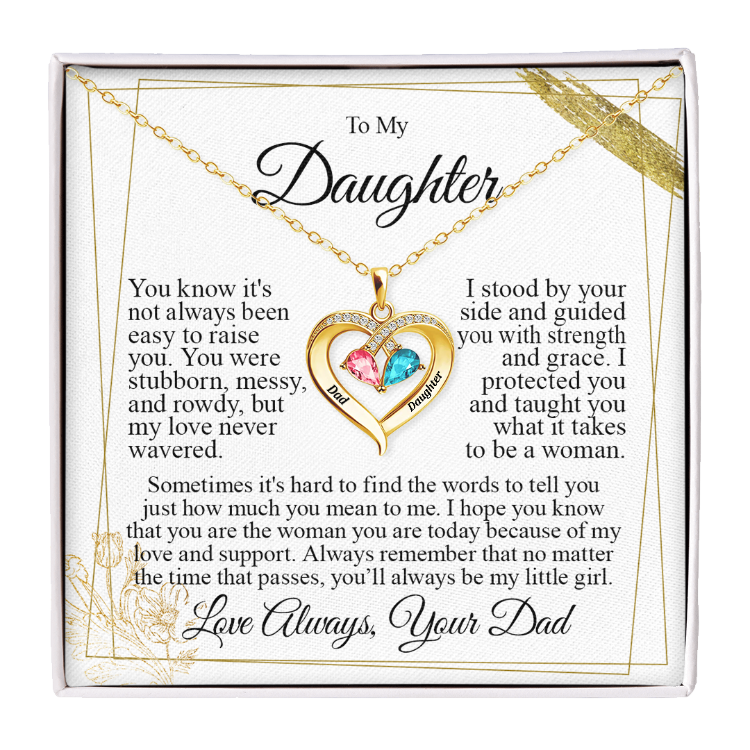 To my Daughter - Family necklace