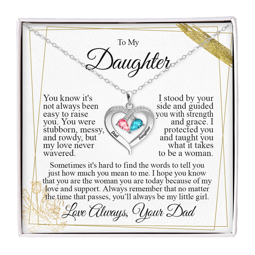 To my Daughter - Family necklace