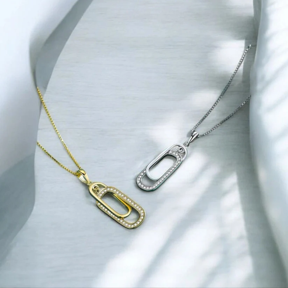 To My Daughter - Linked Together Forever Necklace