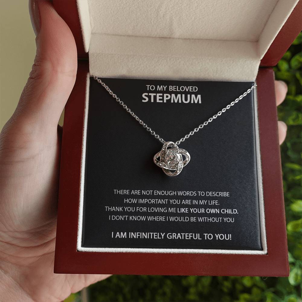To my Stepmum - Love knot necklace