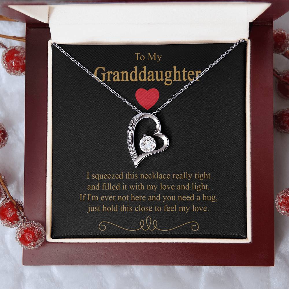 To my Granddaughter - Heart necklace
