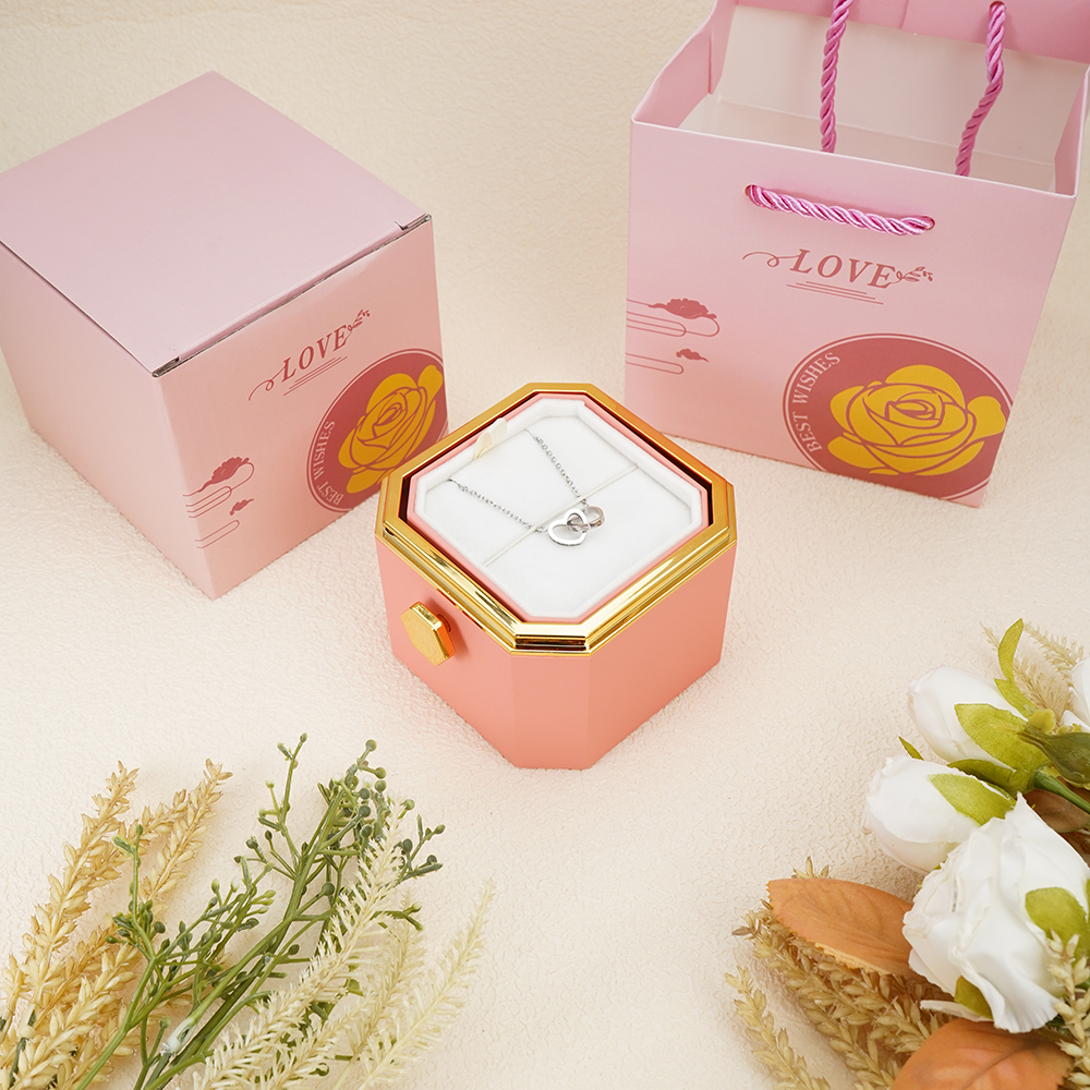 Boundless Love Necklace - Rose Gold