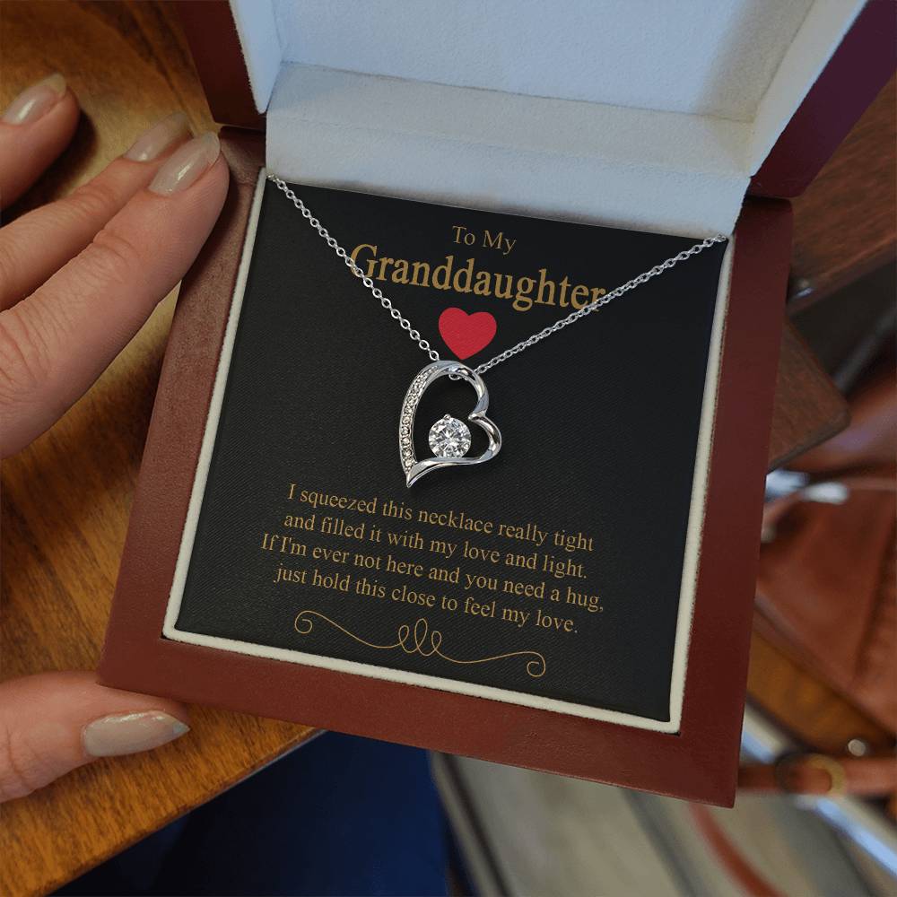 To my Granddaughter - Heart necklace