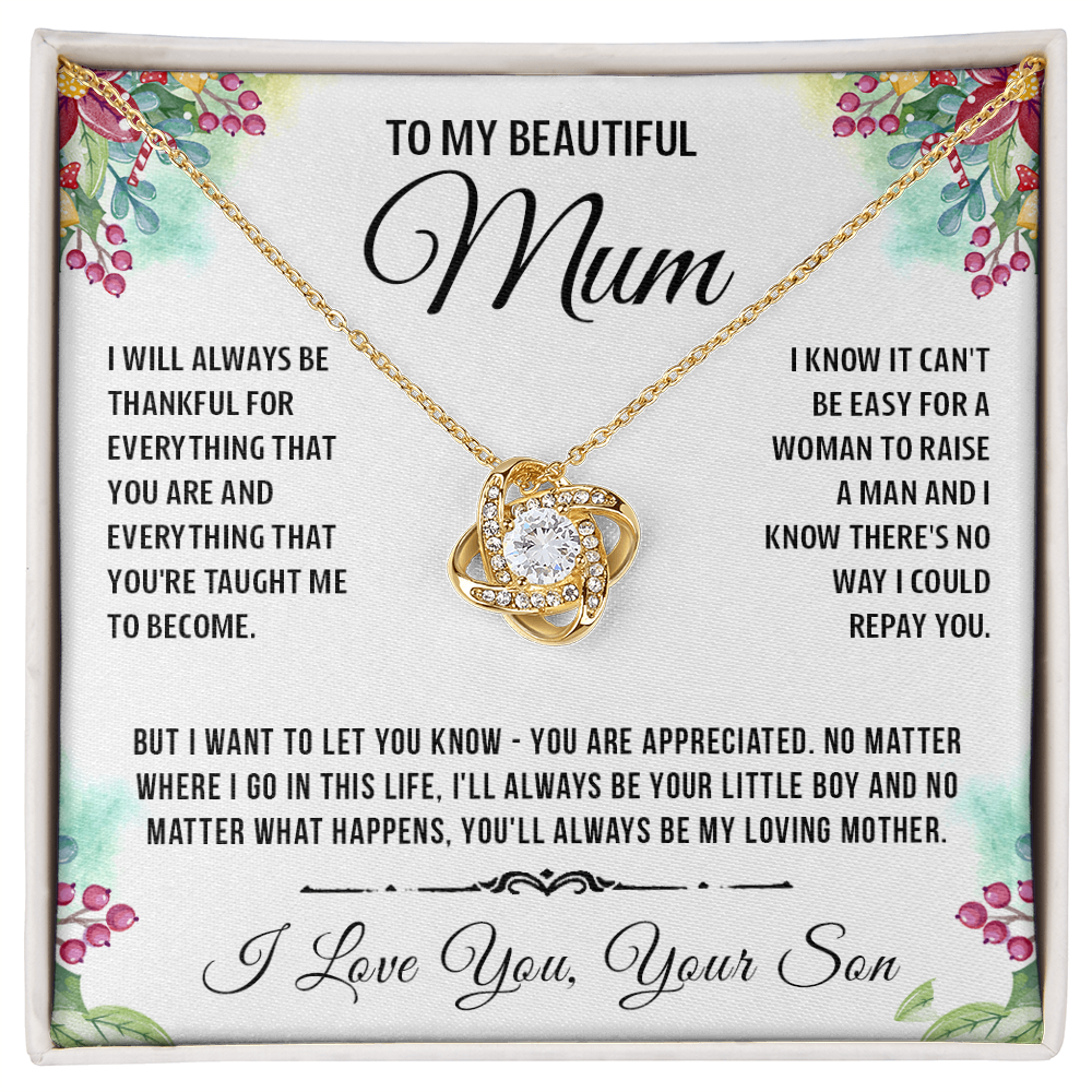 To My Special Mum - Knot Necklace