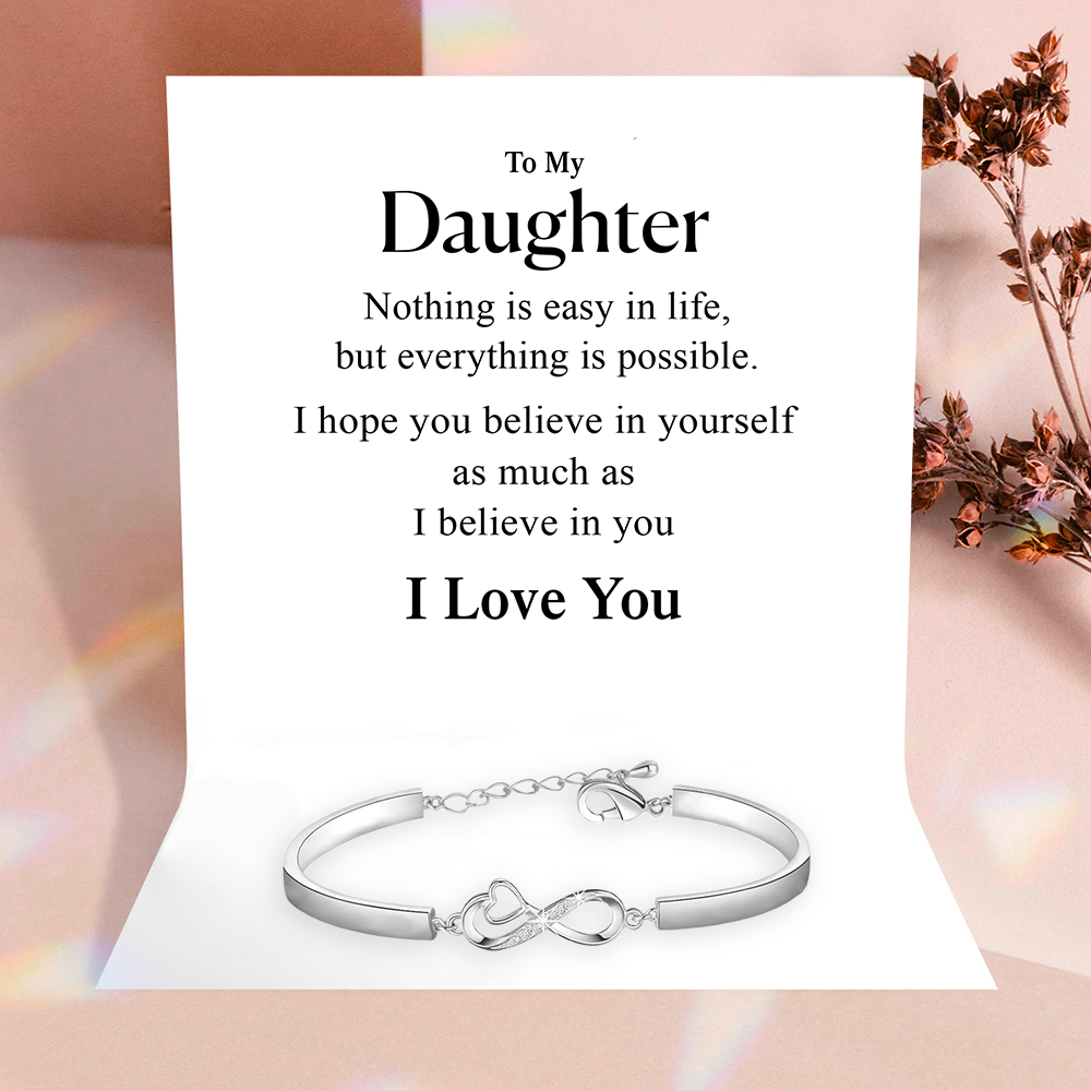 To my Beautiful Daughter - Infinity - Rose Gold