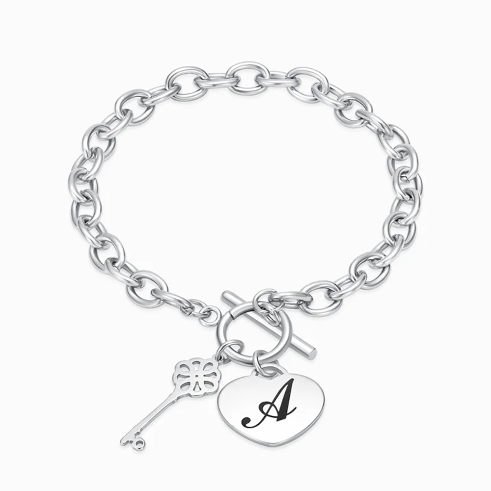 To my Soulmate - “The key of my heart” bracelet