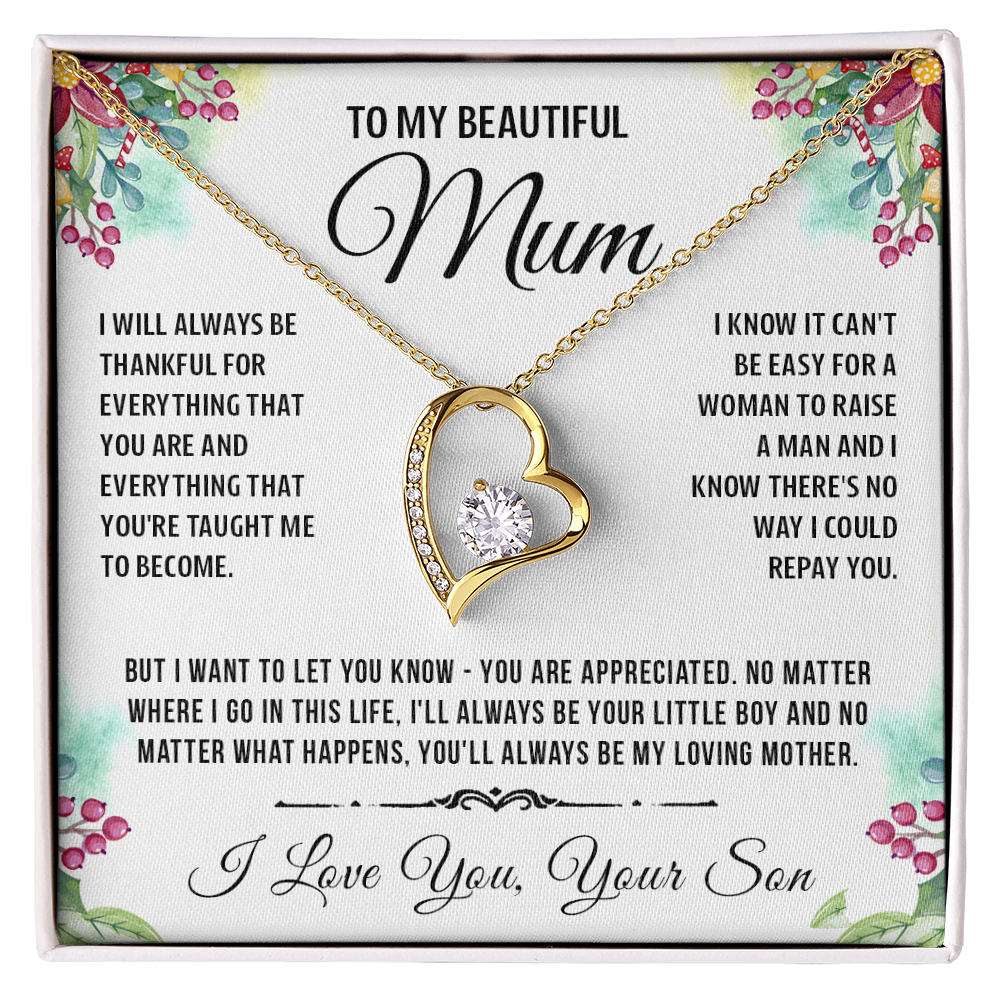 To My Special Mum - Heart Necklace