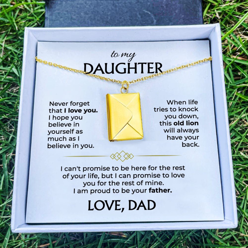 Luxus Love - Letter Necklace to Daughter