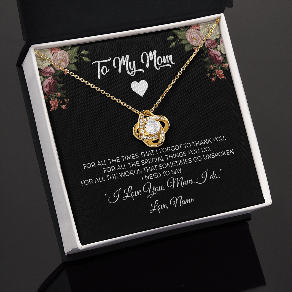 To my Mom - For all the special things you do