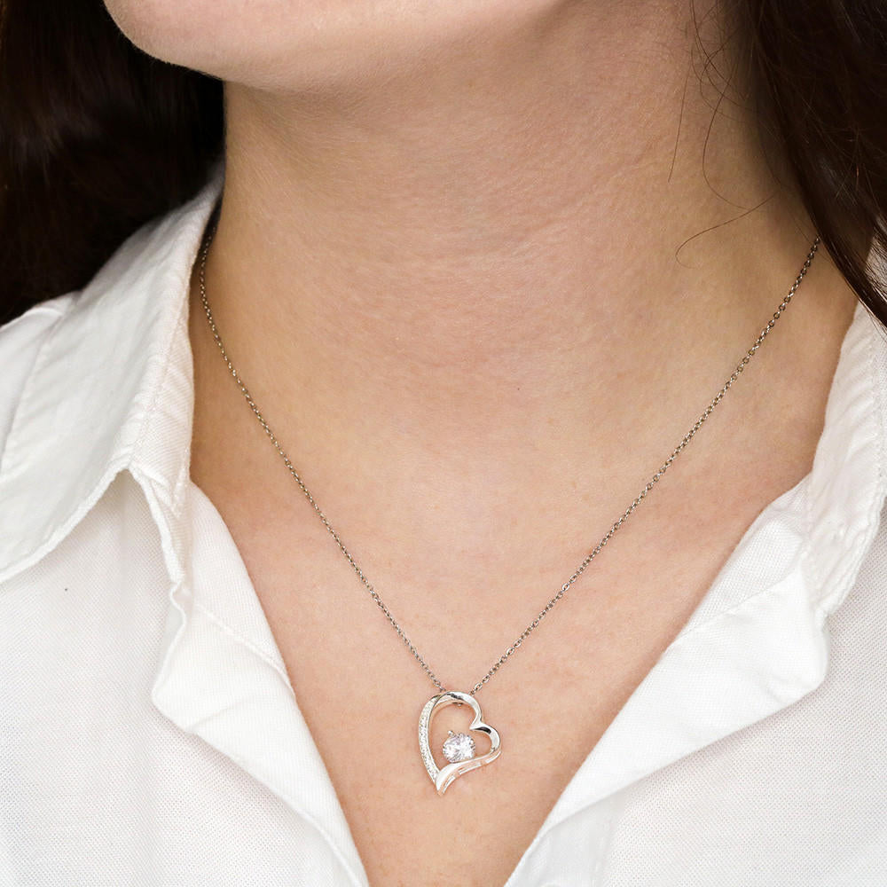 To My Queen - Heart Eternal Necklace