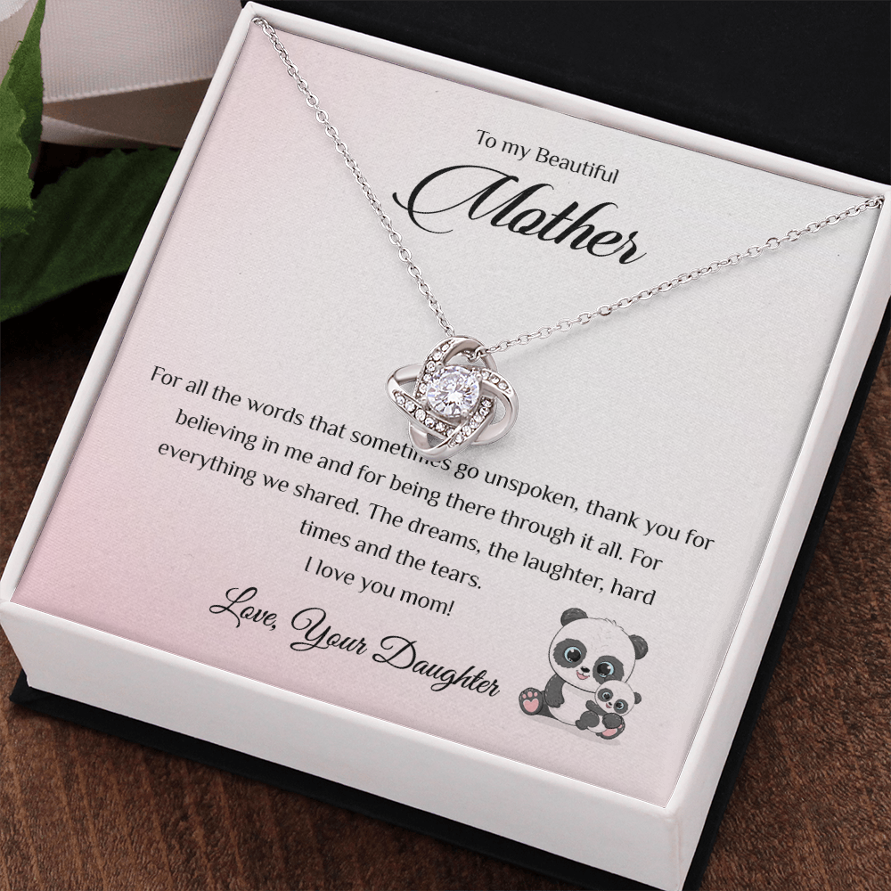 To my Beautiful Mother - For all the words that sometimes