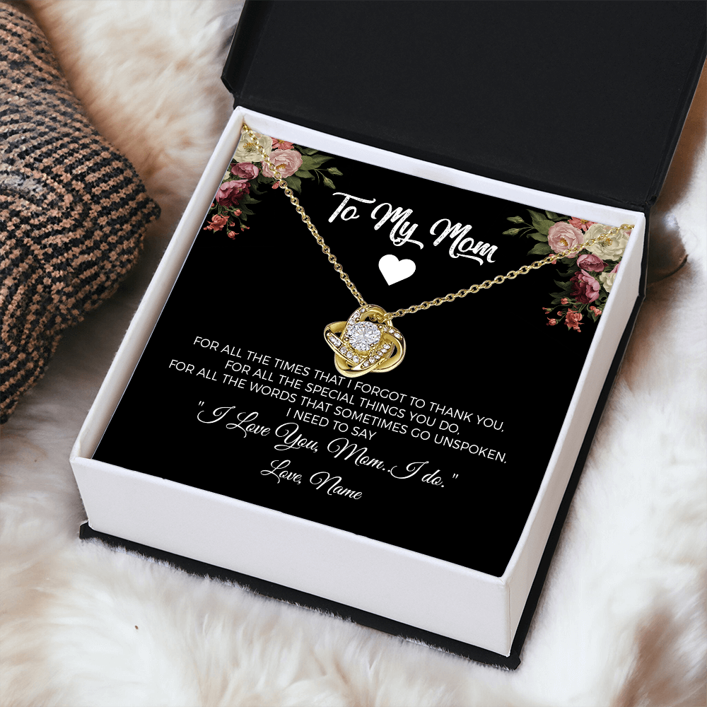 To my Mom - For all the special things you do