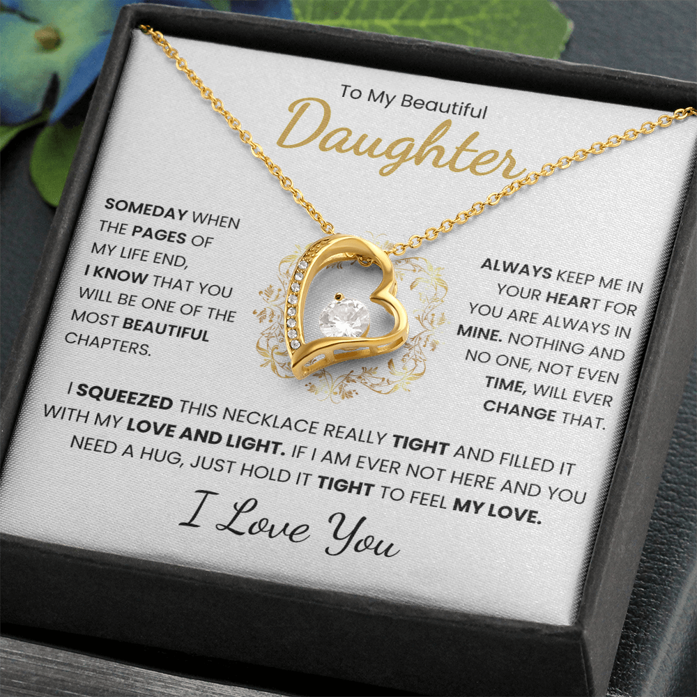 To my Daughter - Pendant necklace