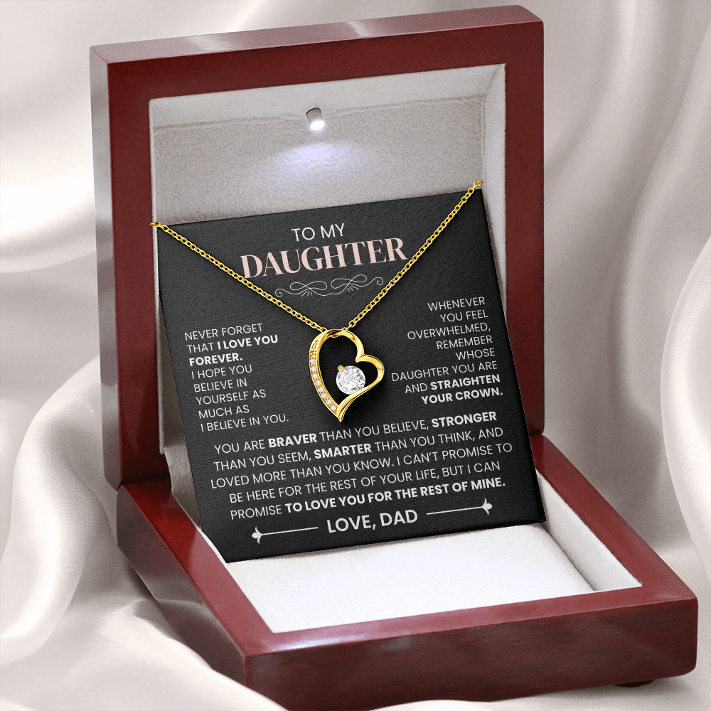To My Daughter – Always by Your Side Necklace