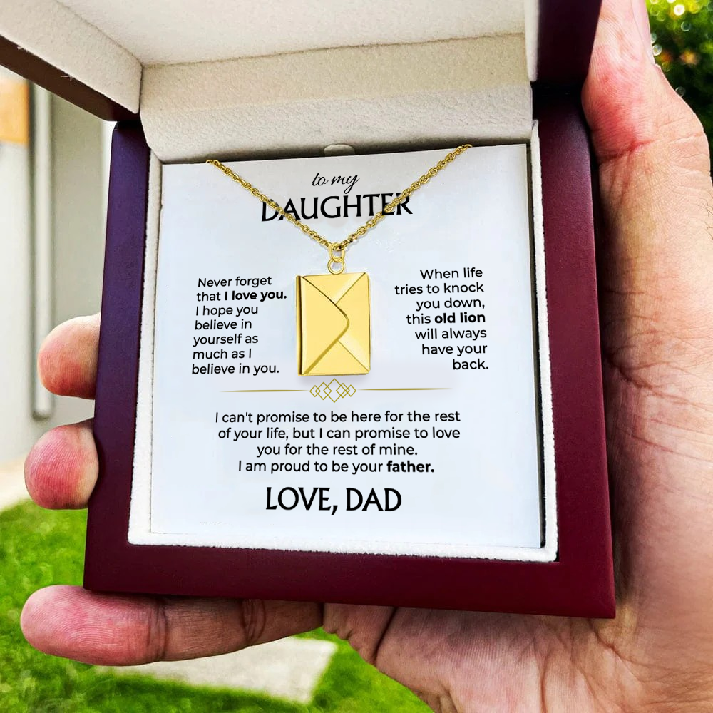 Luxus Love - Letter Necklace to Daughter