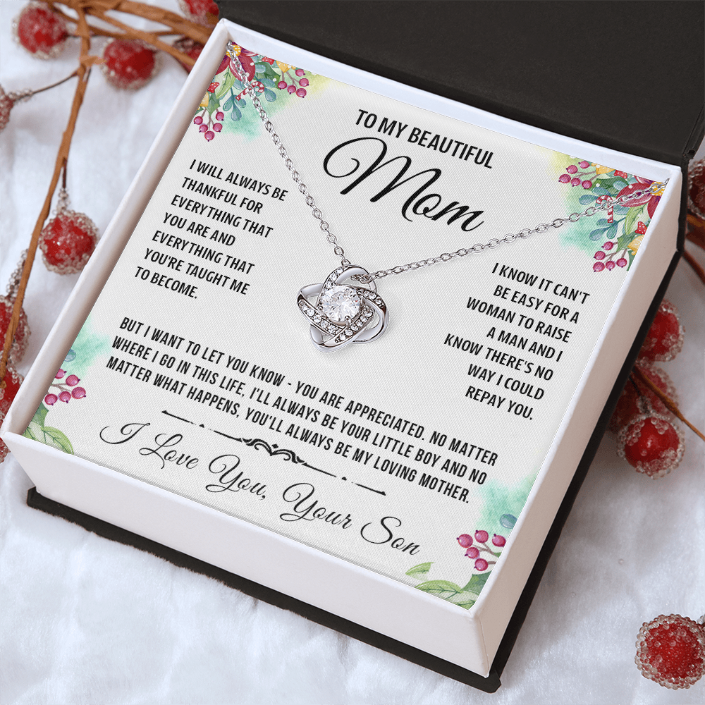 To My Special Mom - Knot Necklace