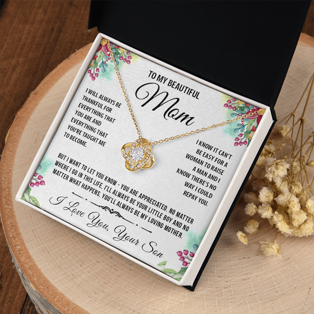 To My Special Mom - Knot Necklace