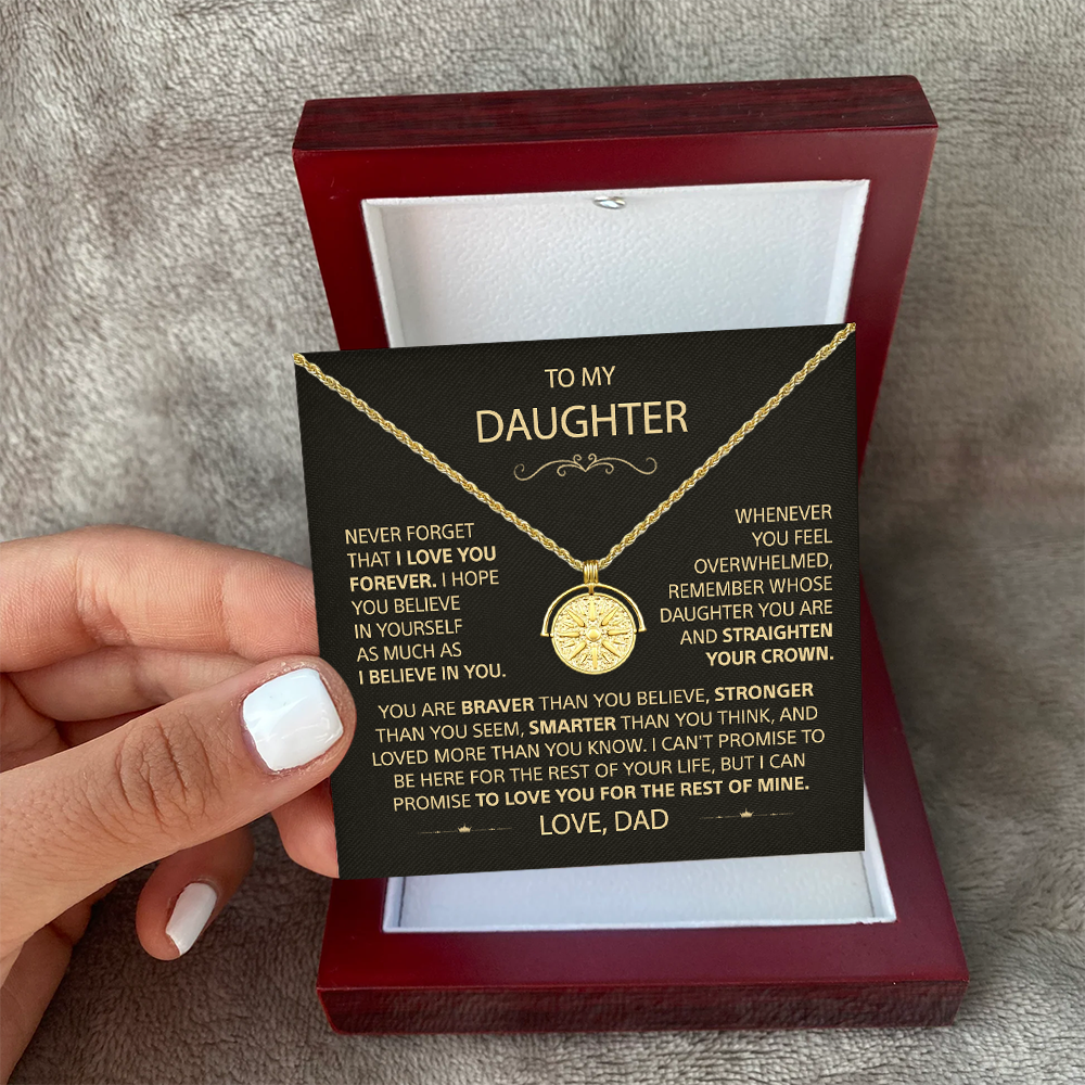To My Daughter - Sun Necklace
