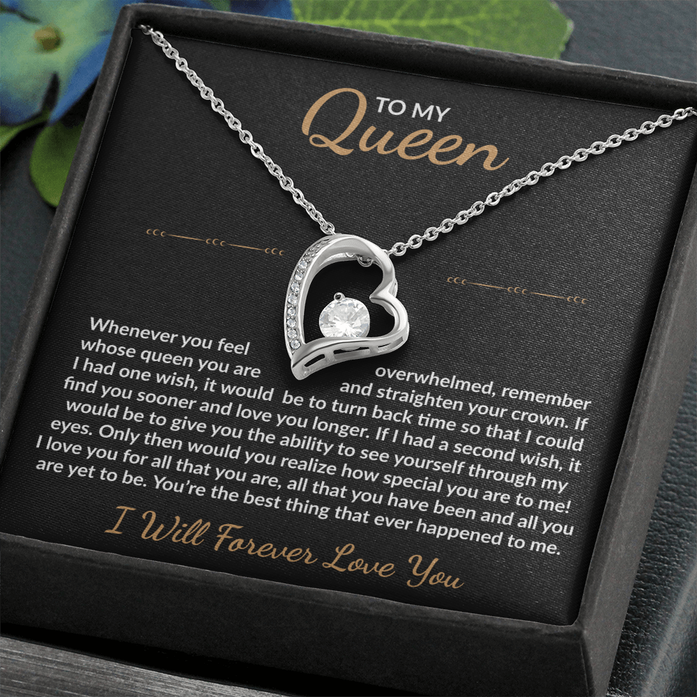 To My Queen - Heart Necklace