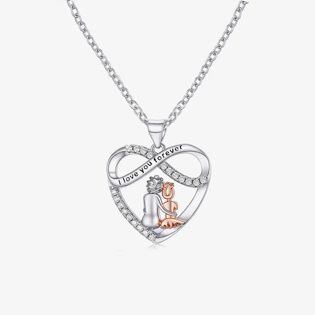 To My Granddaughter - You Will Always Have Me - Heart Necklace