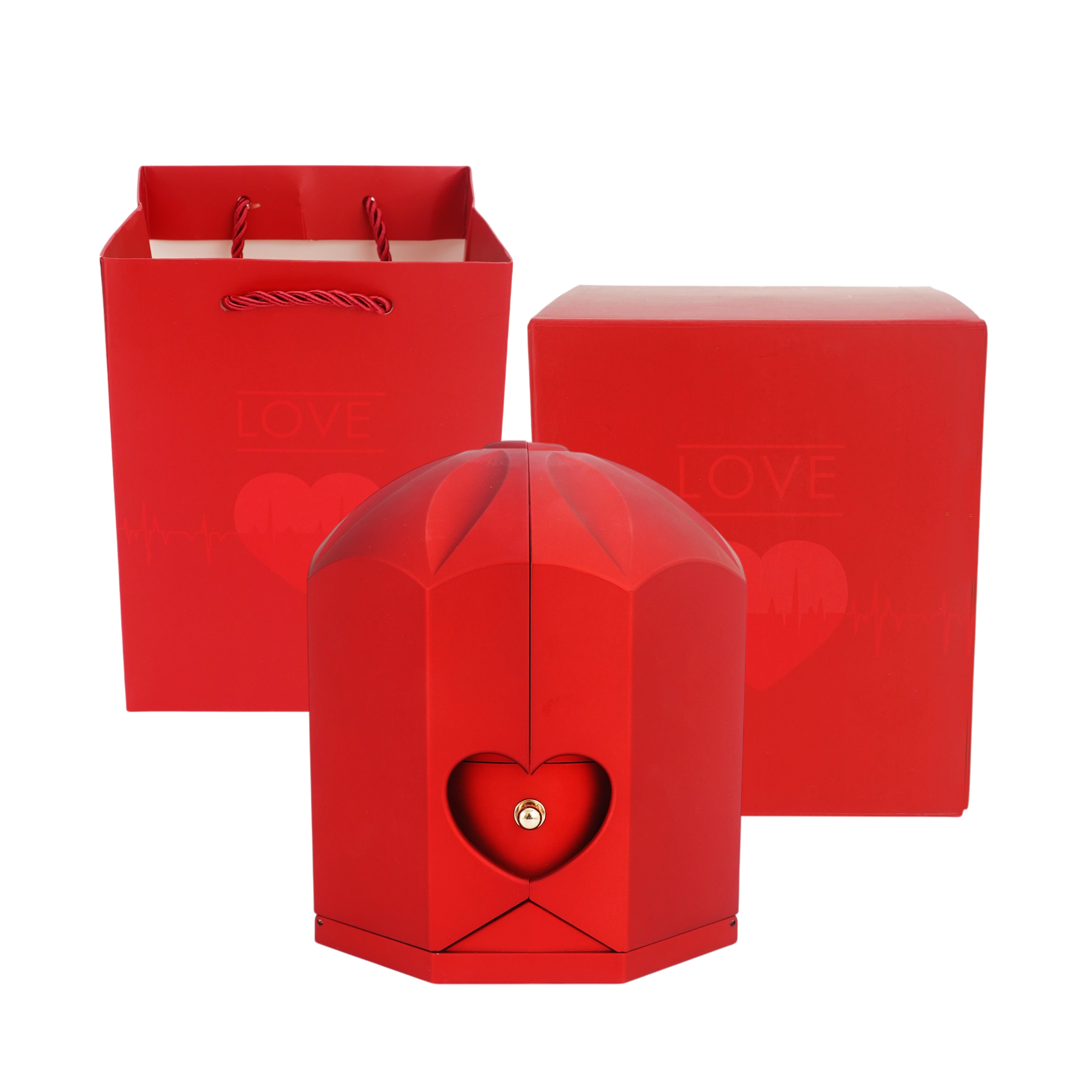 To My Soulmate - Eternal Love Rose Box - Rose Gold