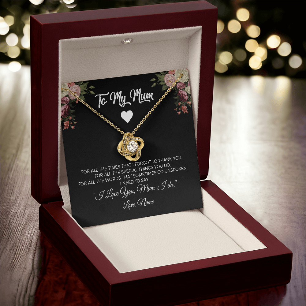 To my Mum - For all the special things you do