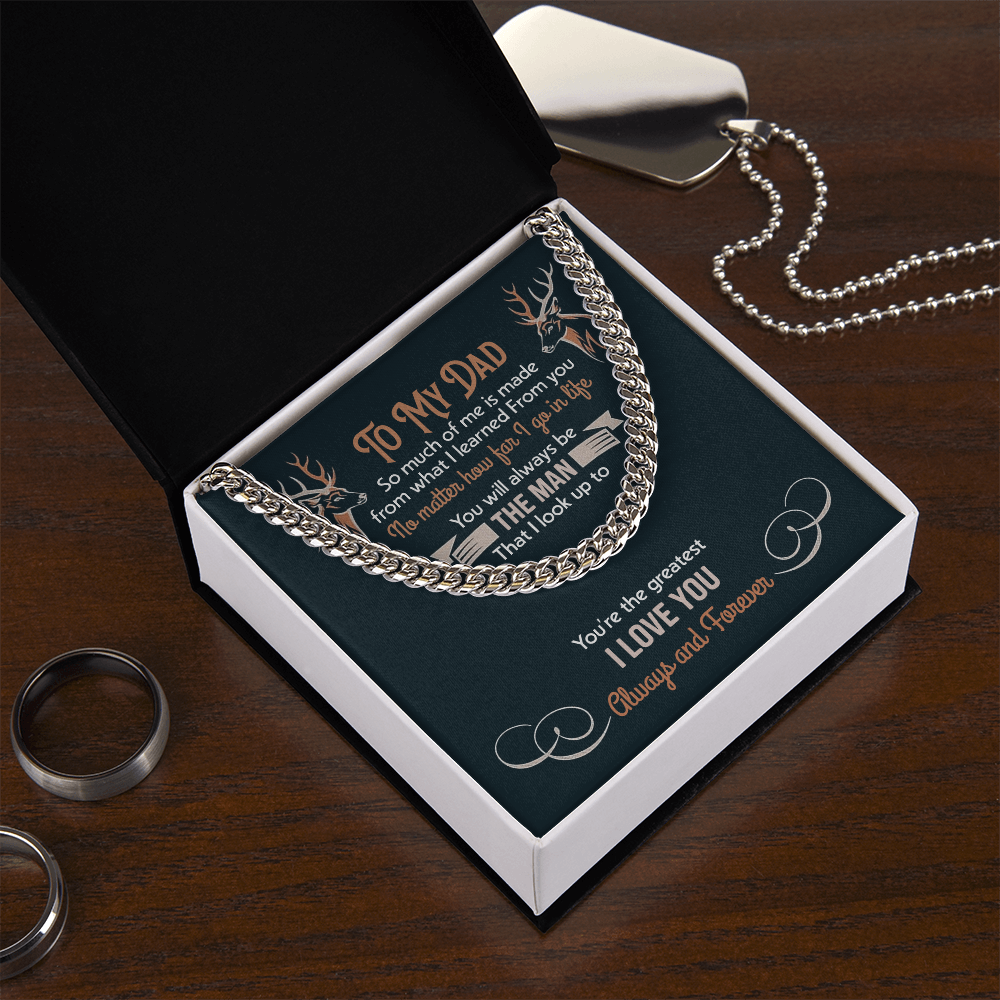 To my Dad - You will always be the man that I look up to