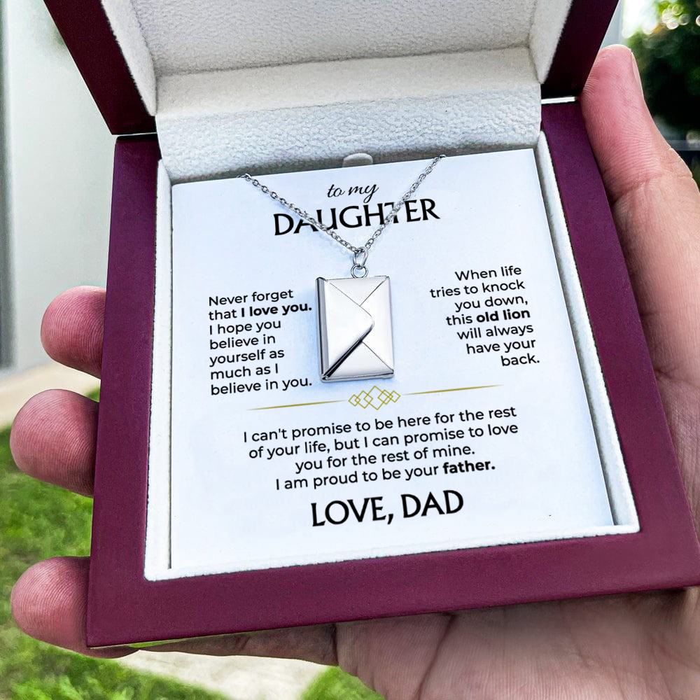 Luxus Love - Letter Necklace to Daughter