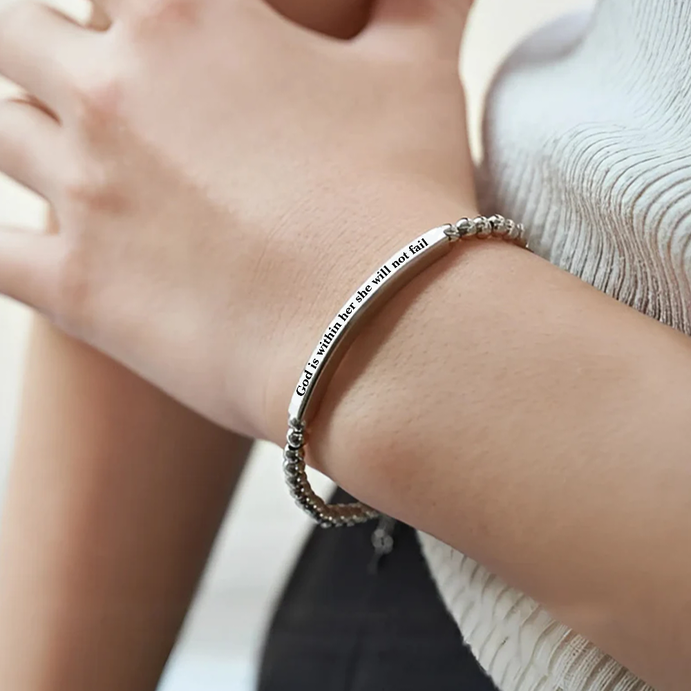 Faith Bracelet - God is within her