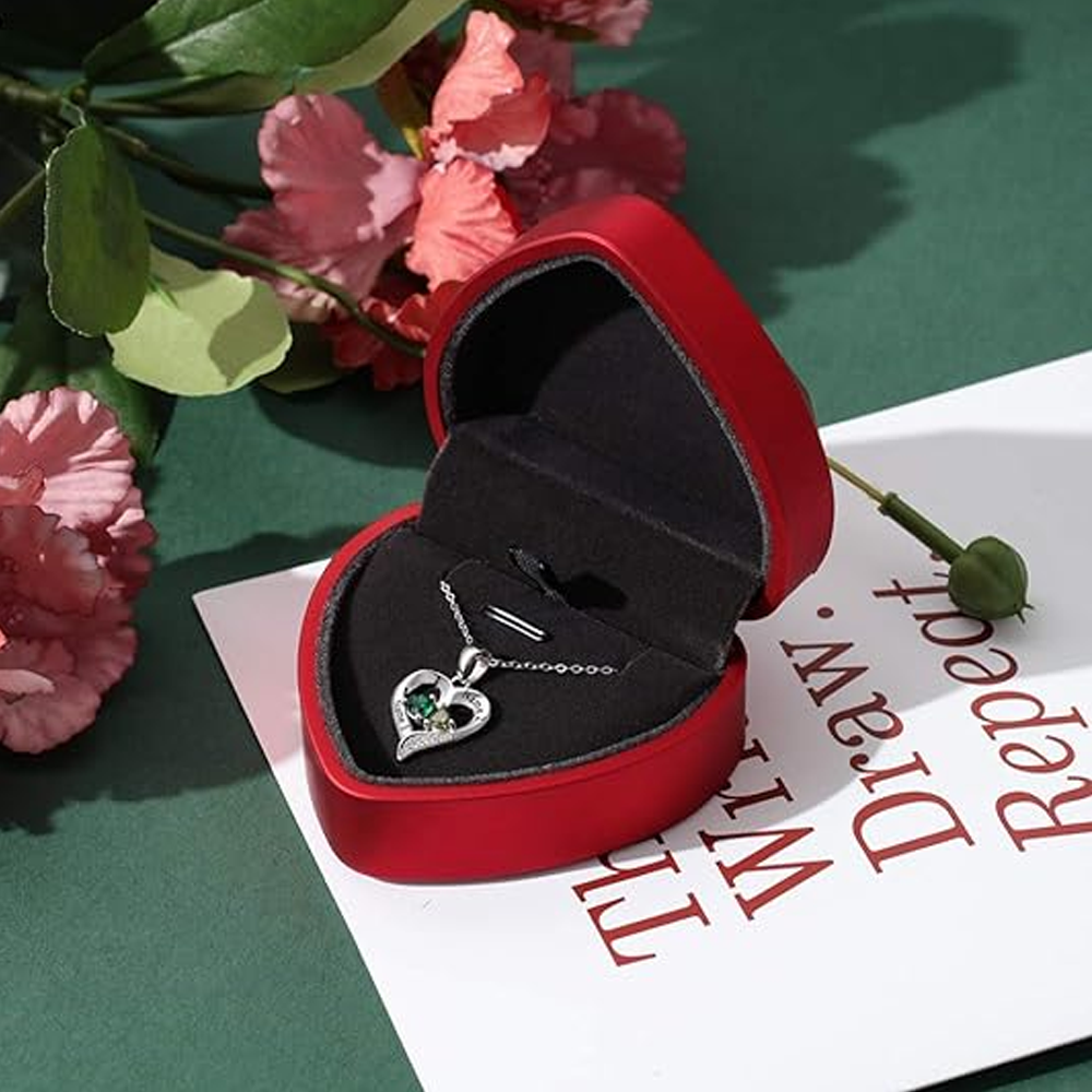 Apology Gift For Her -  Personalized Heart necklace