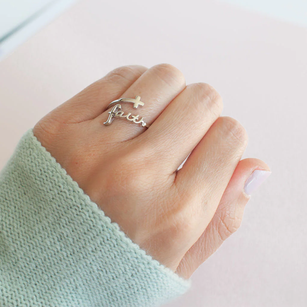 To my Granddaughter - Faith Ring