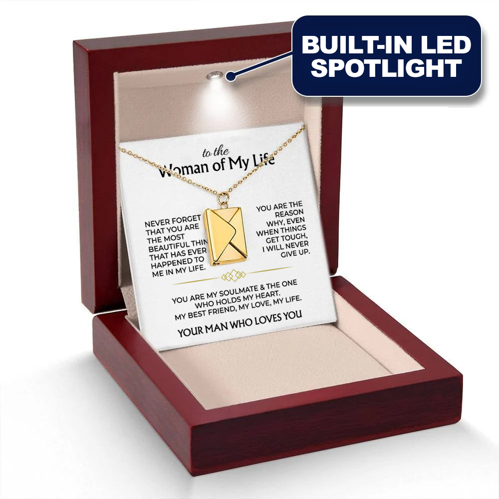 Woman of my Life - Love Letter Necklace