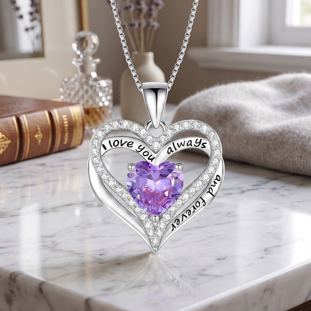To my Daughter - Personalized Heart necklace