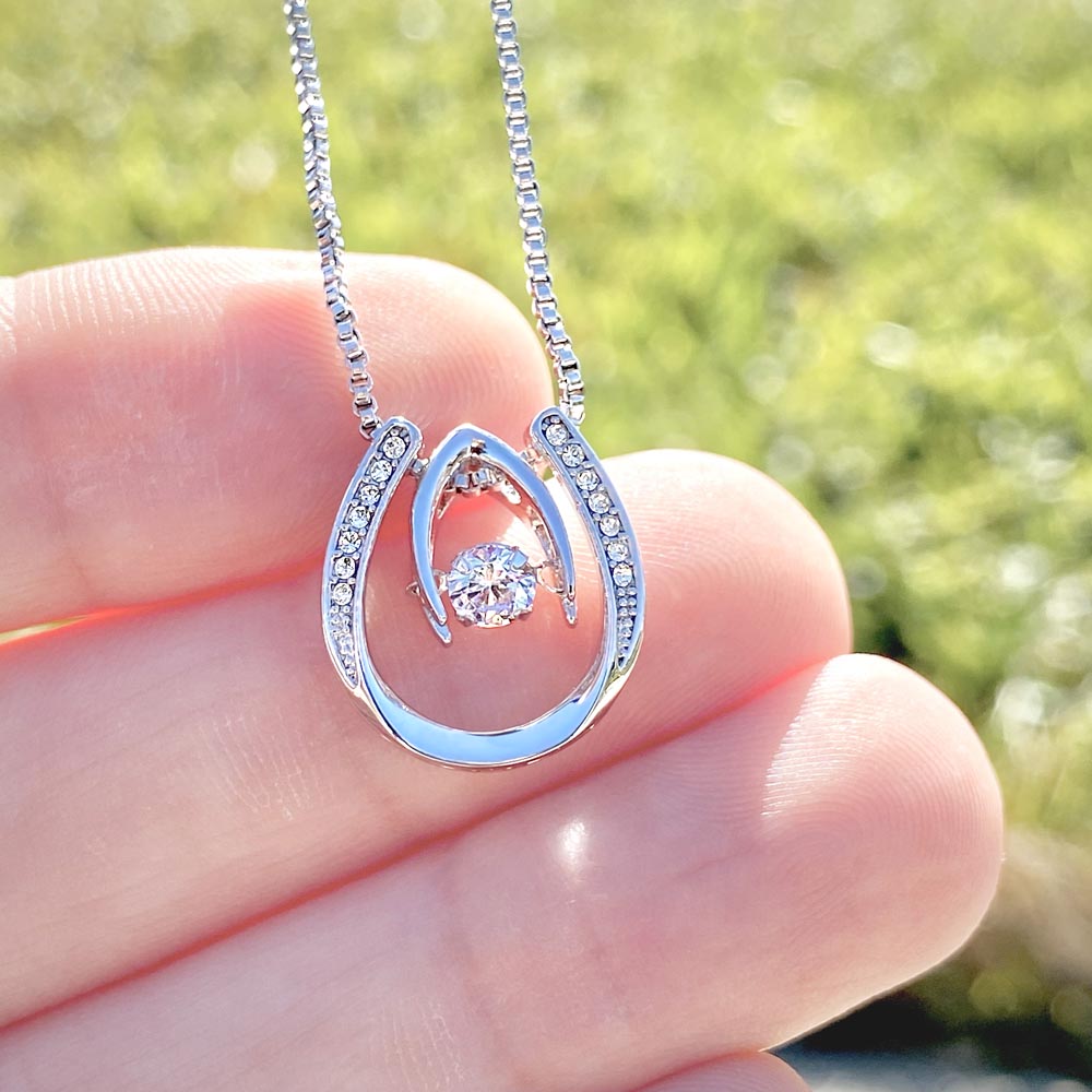 To my beautiful Granddaughter - Horseshoe Necklace