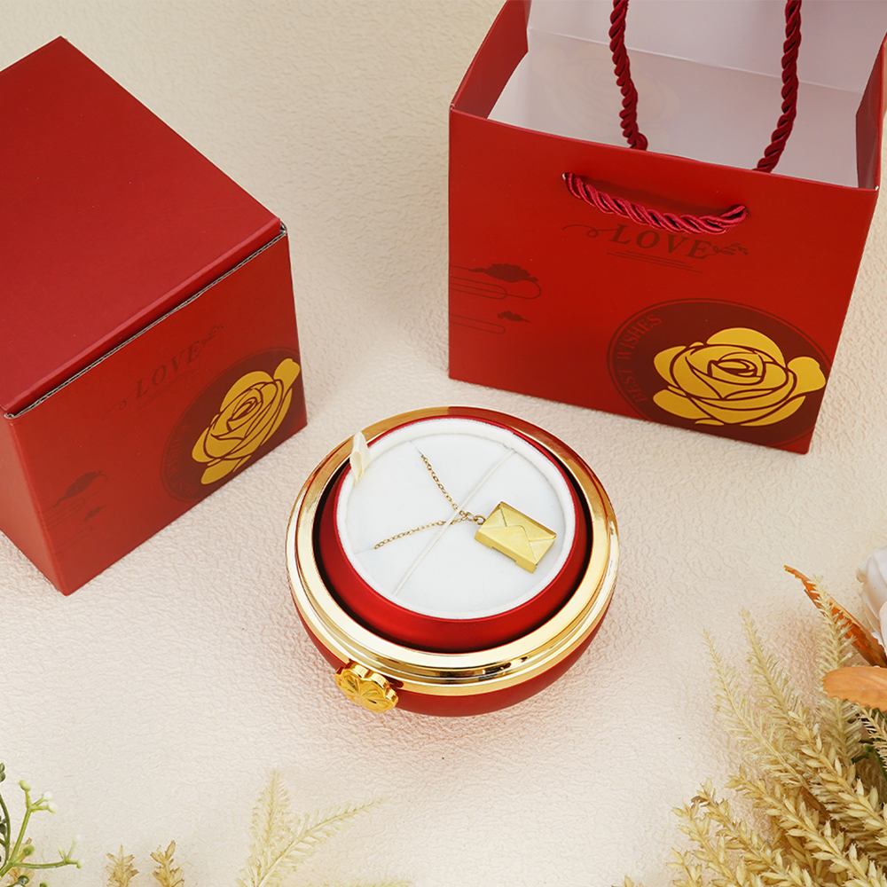 To My Love - Eternal Rose Sphere - Gold