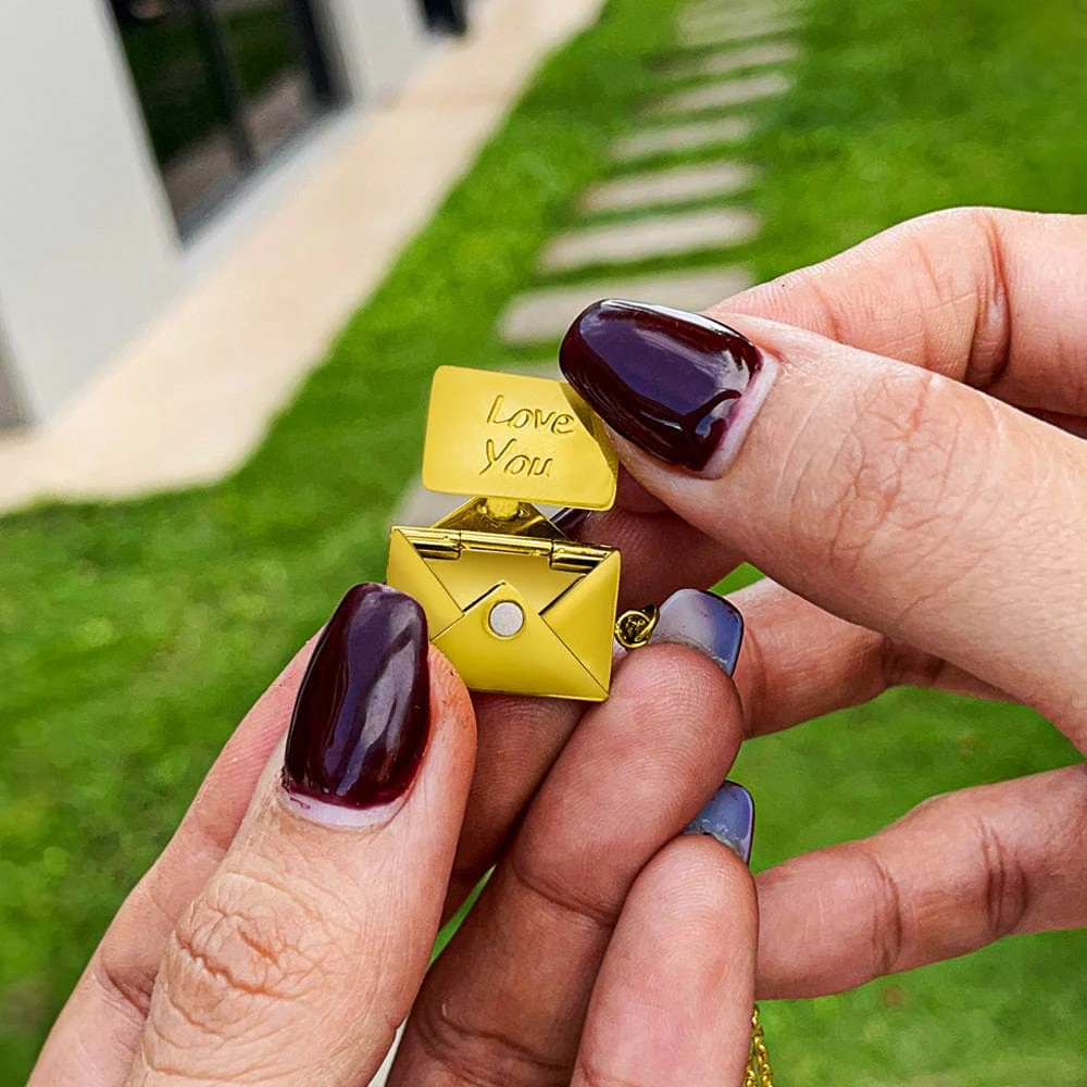 To My Beautiful Daughter - Love Letter Necklace