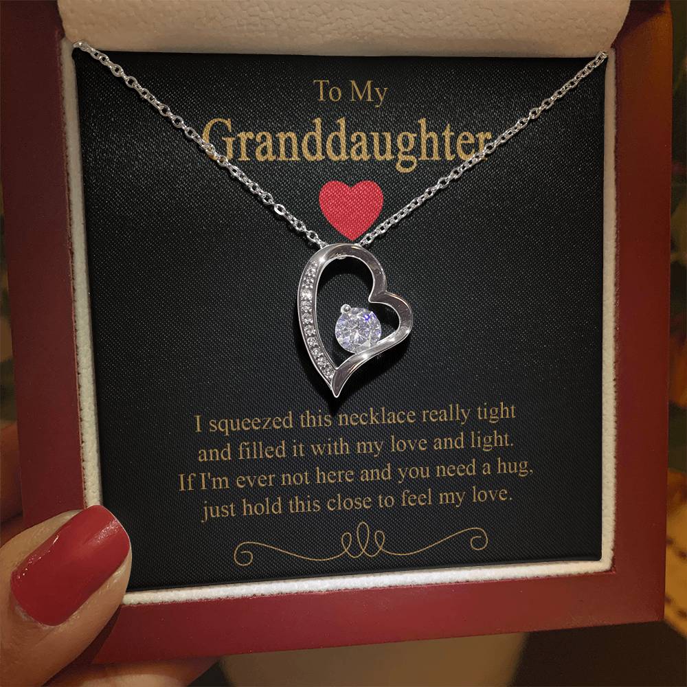 To my Granddaughter - Heart necklace