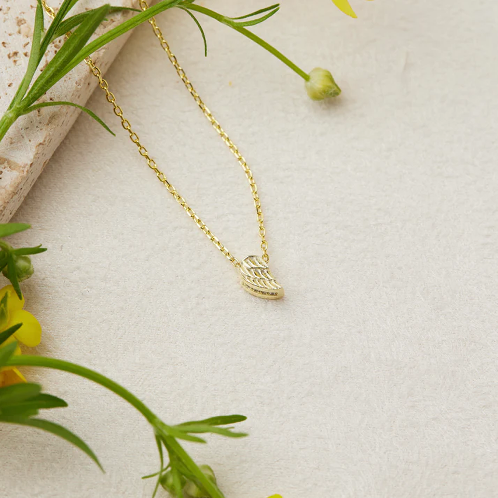 An Angel Forever in my Heart - Angel Wing Necklace