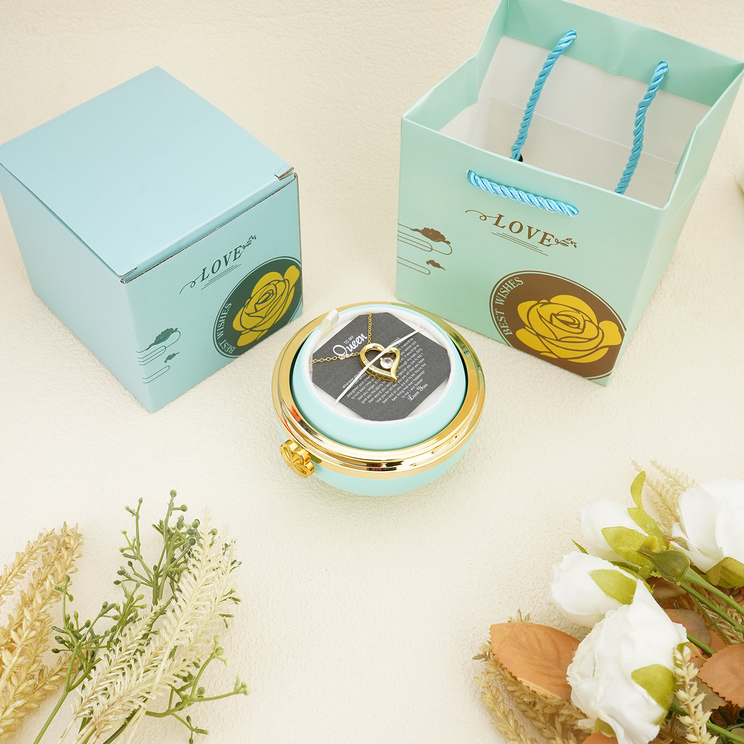 To my Queen - Forever in My Heart Necklace