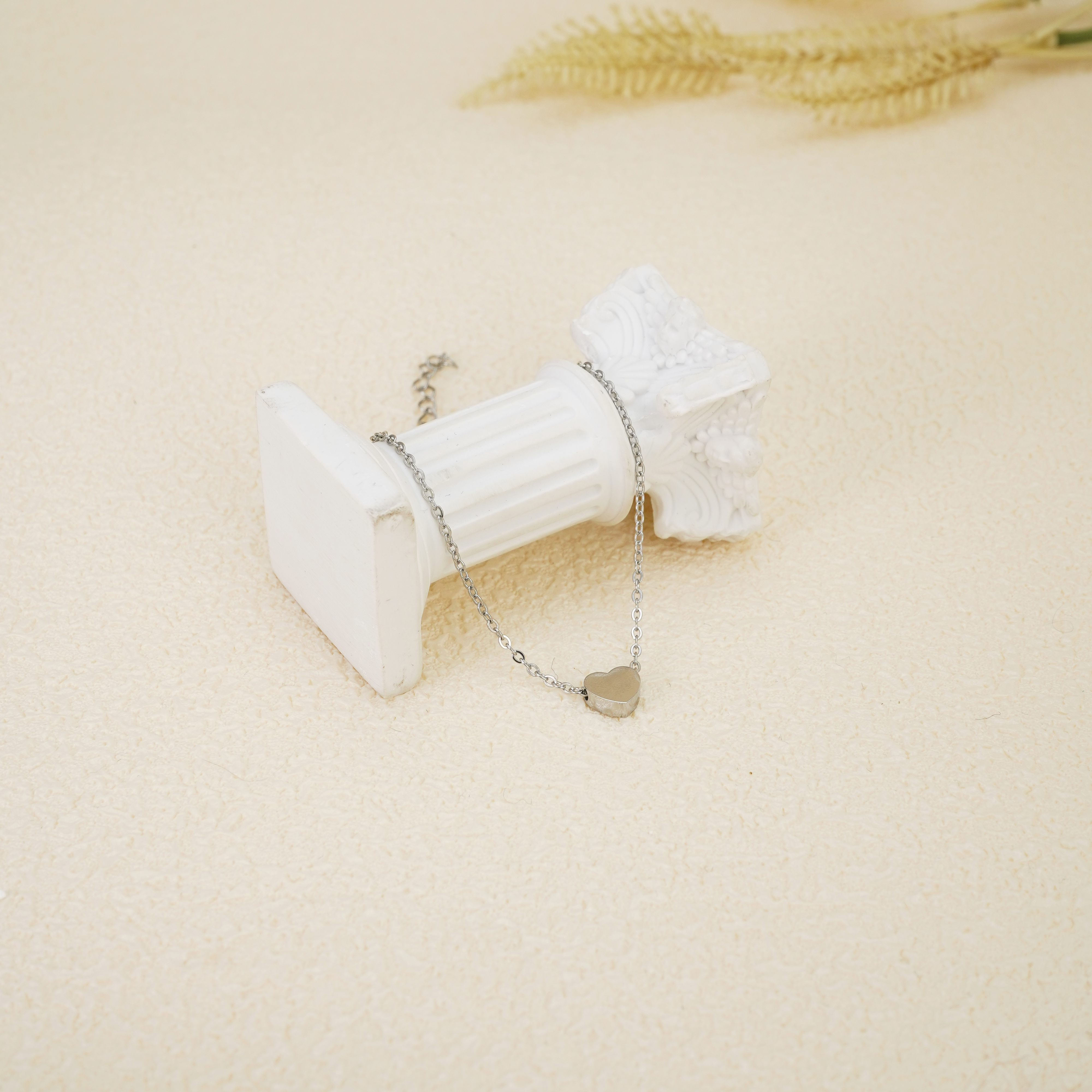 Mini Heart Bracelet (Silver)