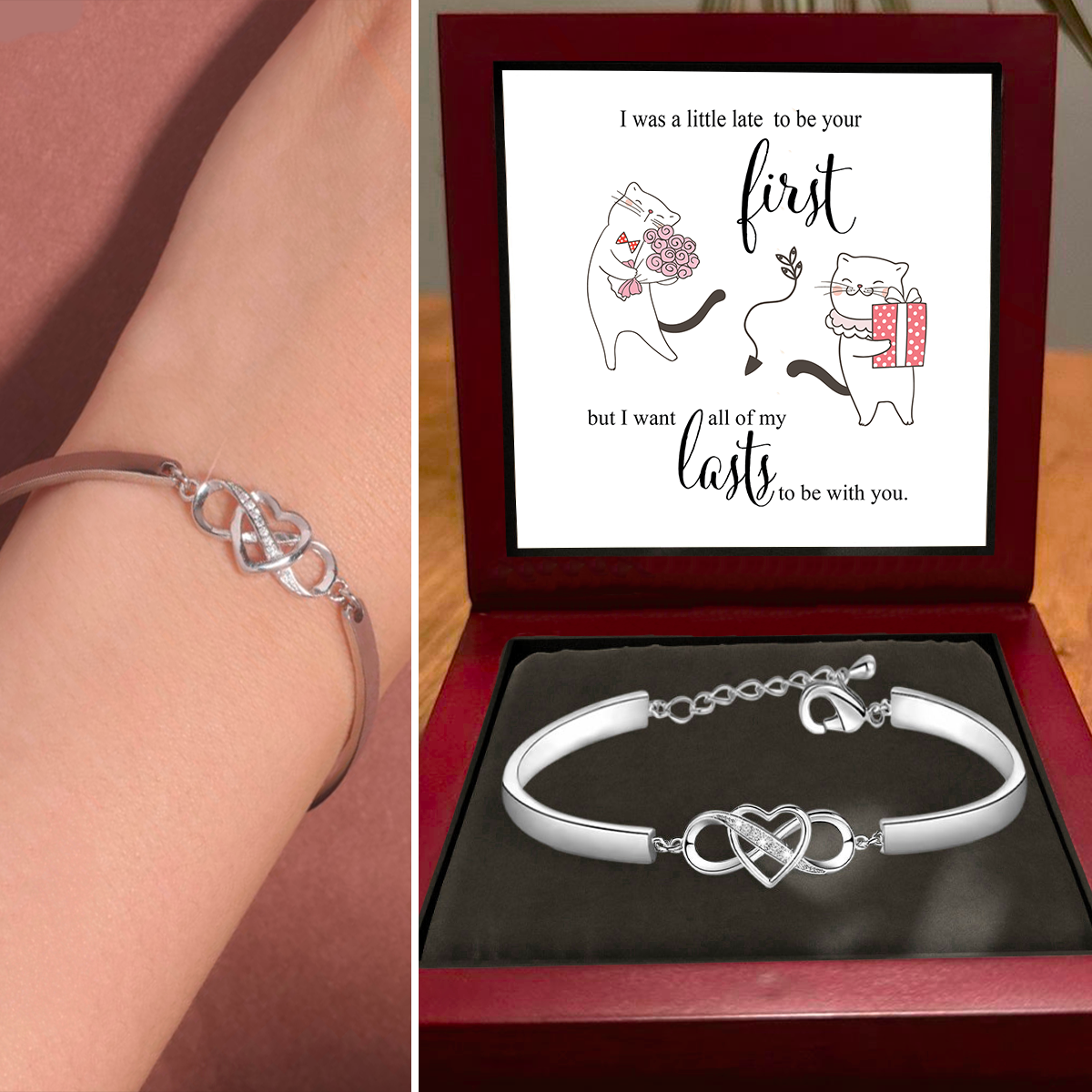 I was little Late To be your First - I want to be your Last Love Bracelet.