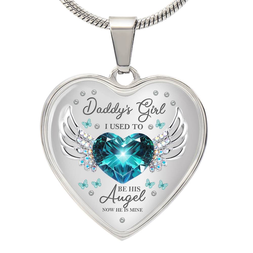 Daddy’s girl heart necklace