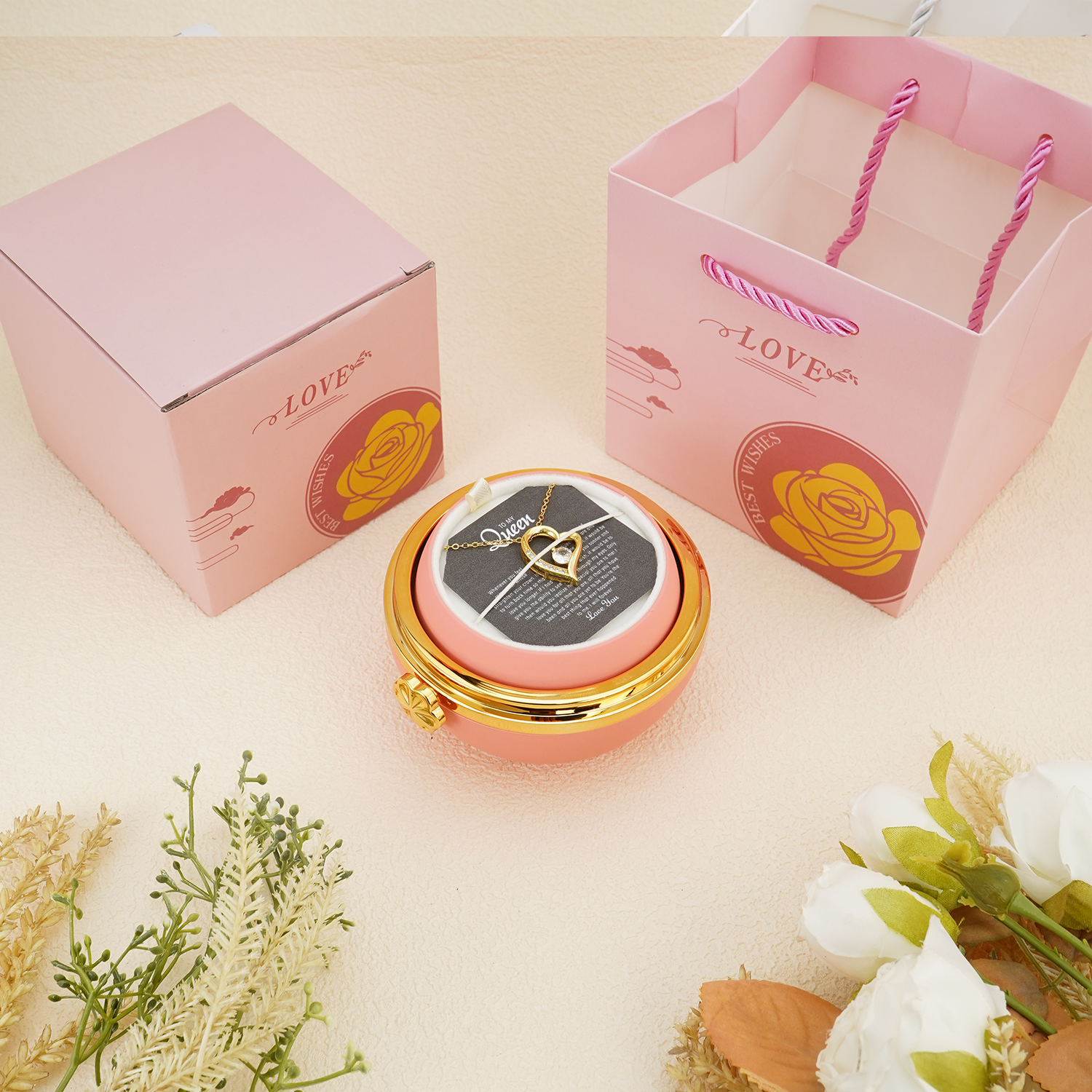 To my Queen - Forever in My Heart Necklace