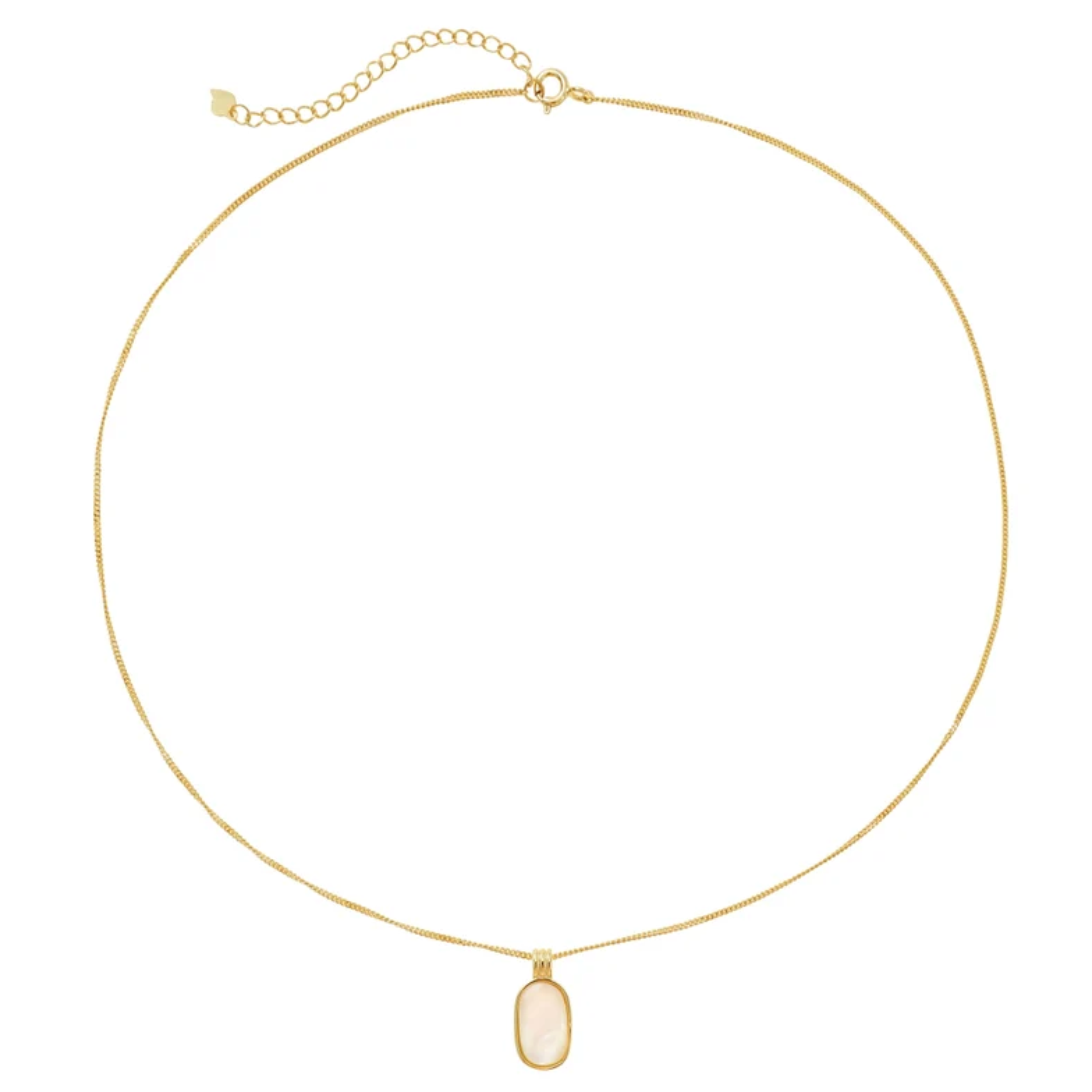 Gold Mother Pearl Necklace