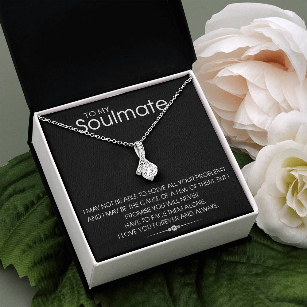 To my Soulmate - Love pendant necklace