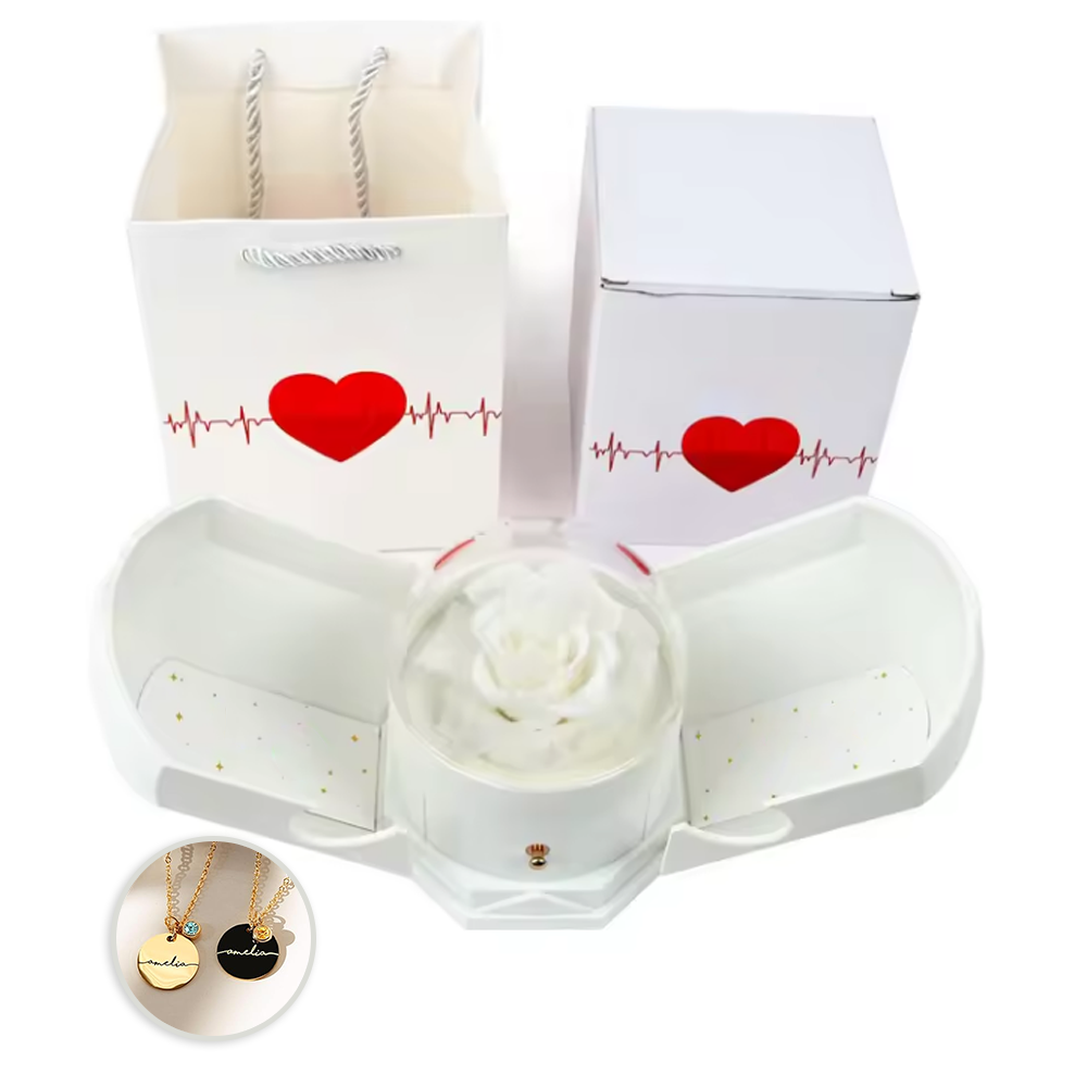 Endless Love - Birthstone Necklace with Engravings