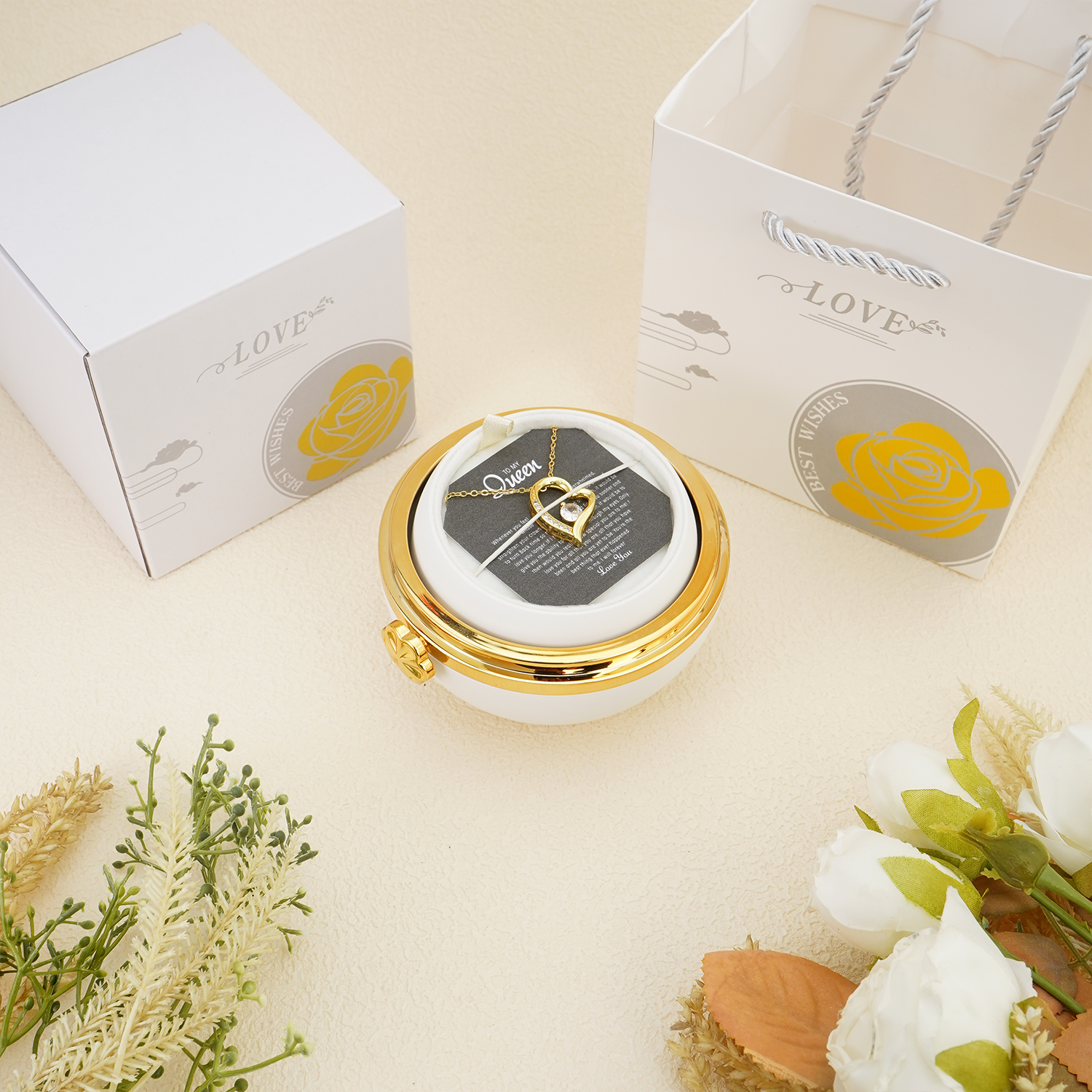 To my Queen - Forever in My Heart Necklace