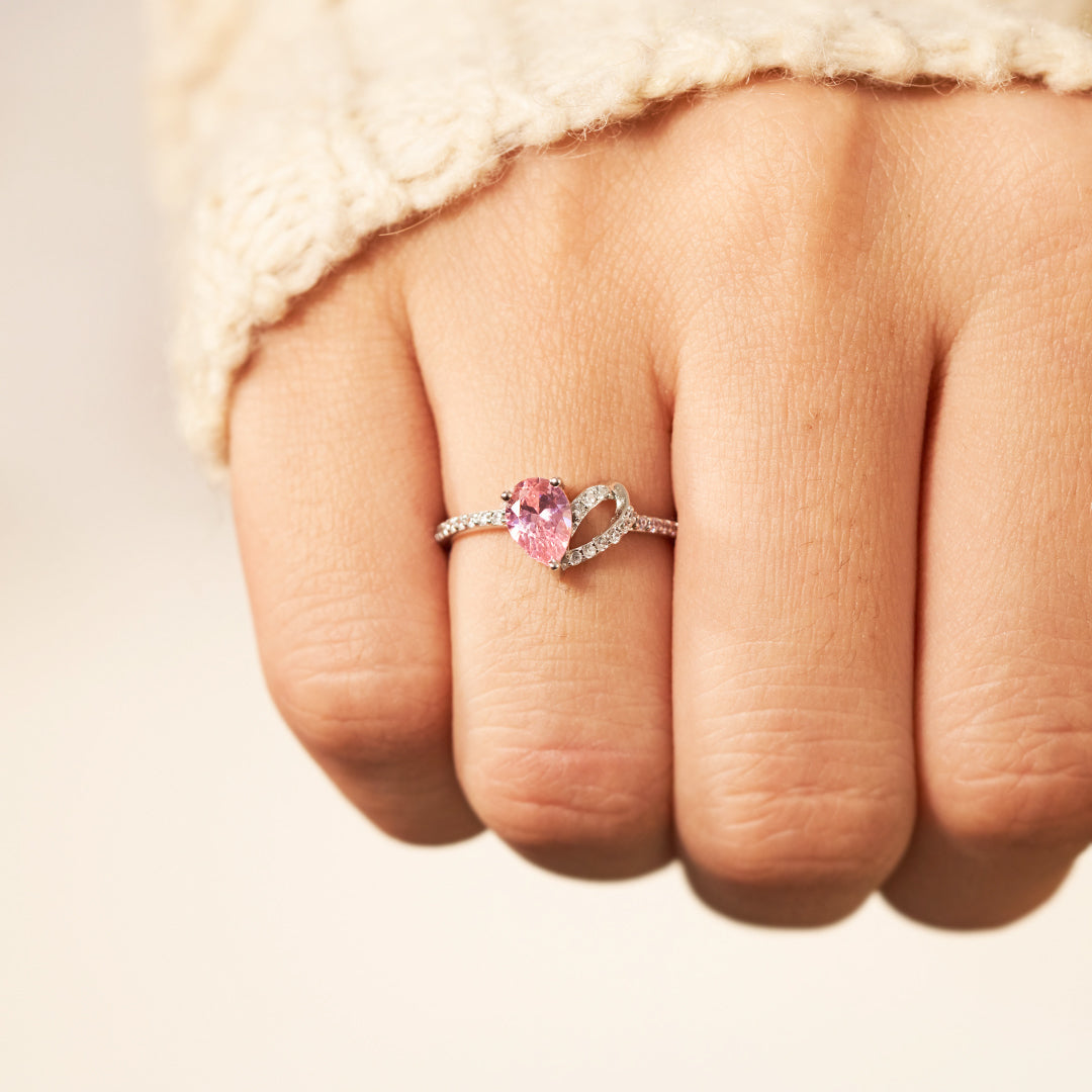 Heart ring - An hug from Heaven